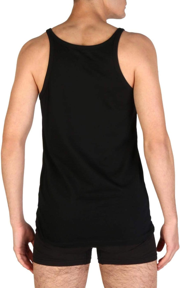 Emporio Armani Herren Schlafanzugoberteil (2er Pack), Black/Grey Melange