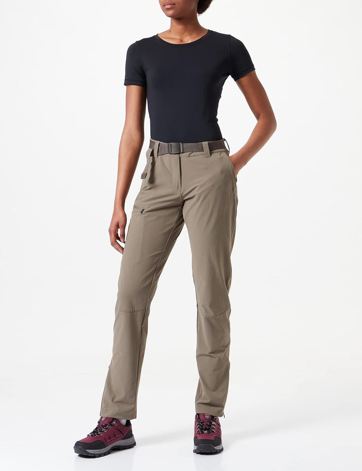 Maier Sports Damen Wanderhose Inara Slim 23 Teak, 23 Teak