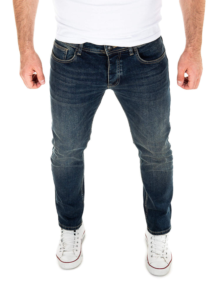 WOTEGA Herren Jeans Alistar Slim Fit 29W / 32L Blau (Total Eclipse 194010), 29W / 32L Blau (Total Ec