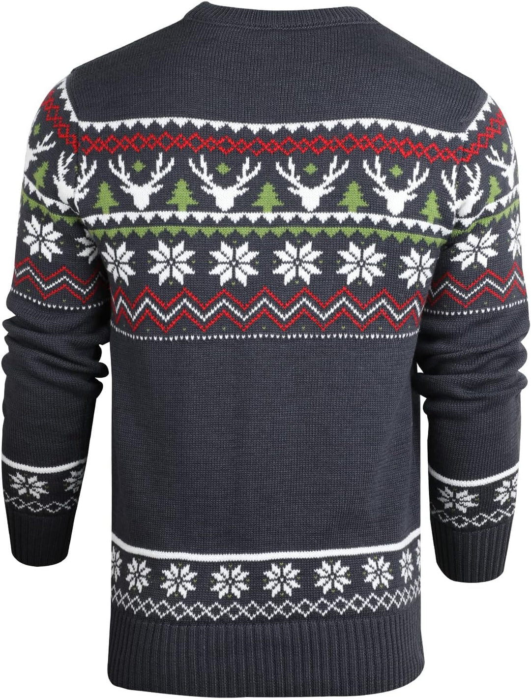 Danfiki Pullover Herren Herren Weihnachtspullover Sweater Christmas Pullover Rundhals Warme Strickpu