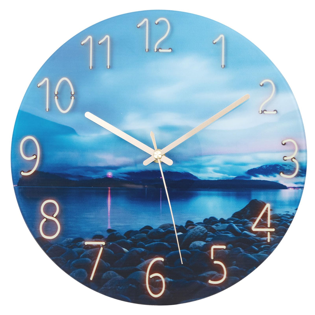 Wanduhr Ohne TickgeräUsche Lautlos Modern 30cm Quarz Gross Batterie Betriebene Wanduhr Einfach zu Le