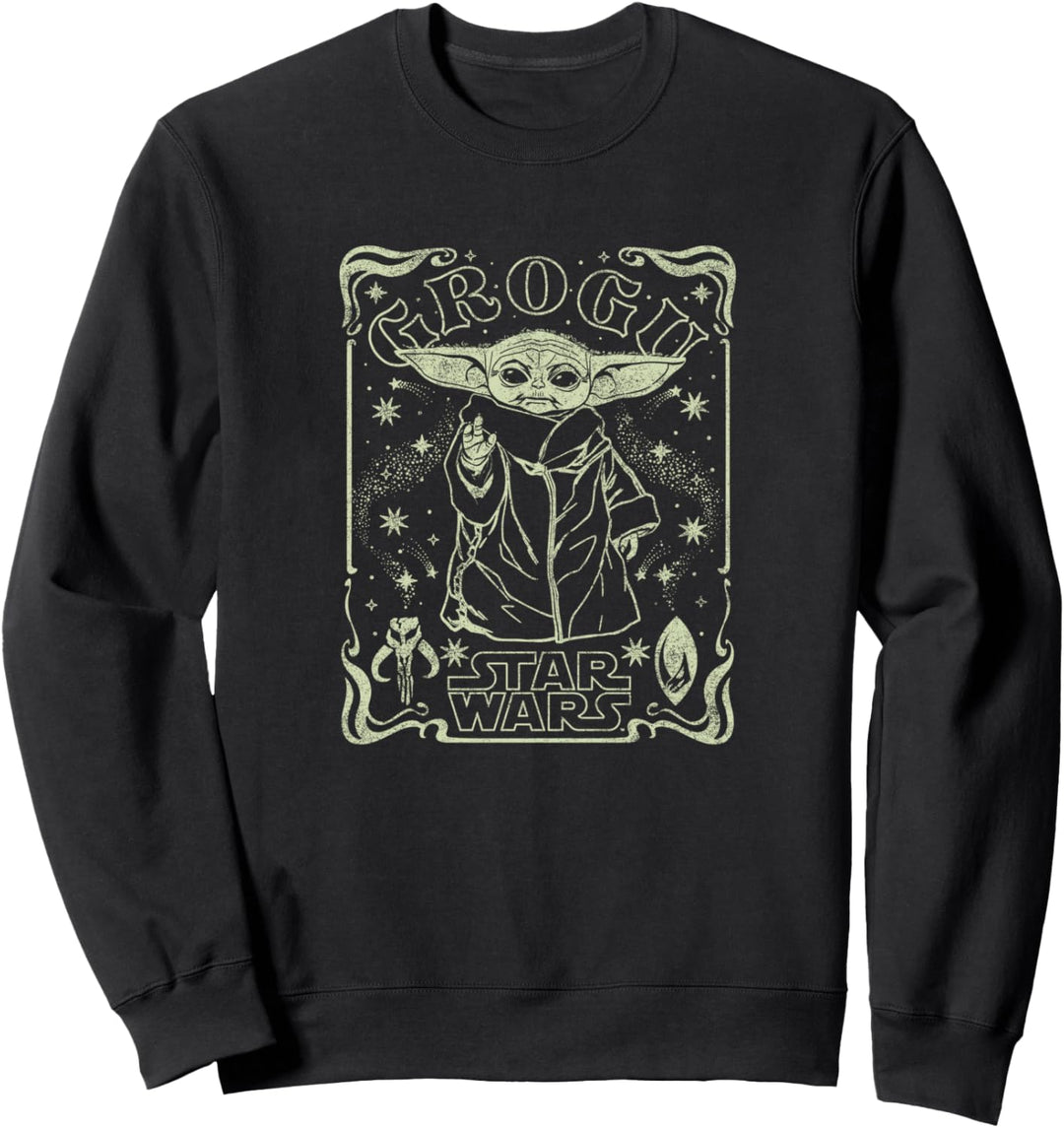Star Wars: The Mandalorian Starry Grogu Tarot Style Sweatshirt