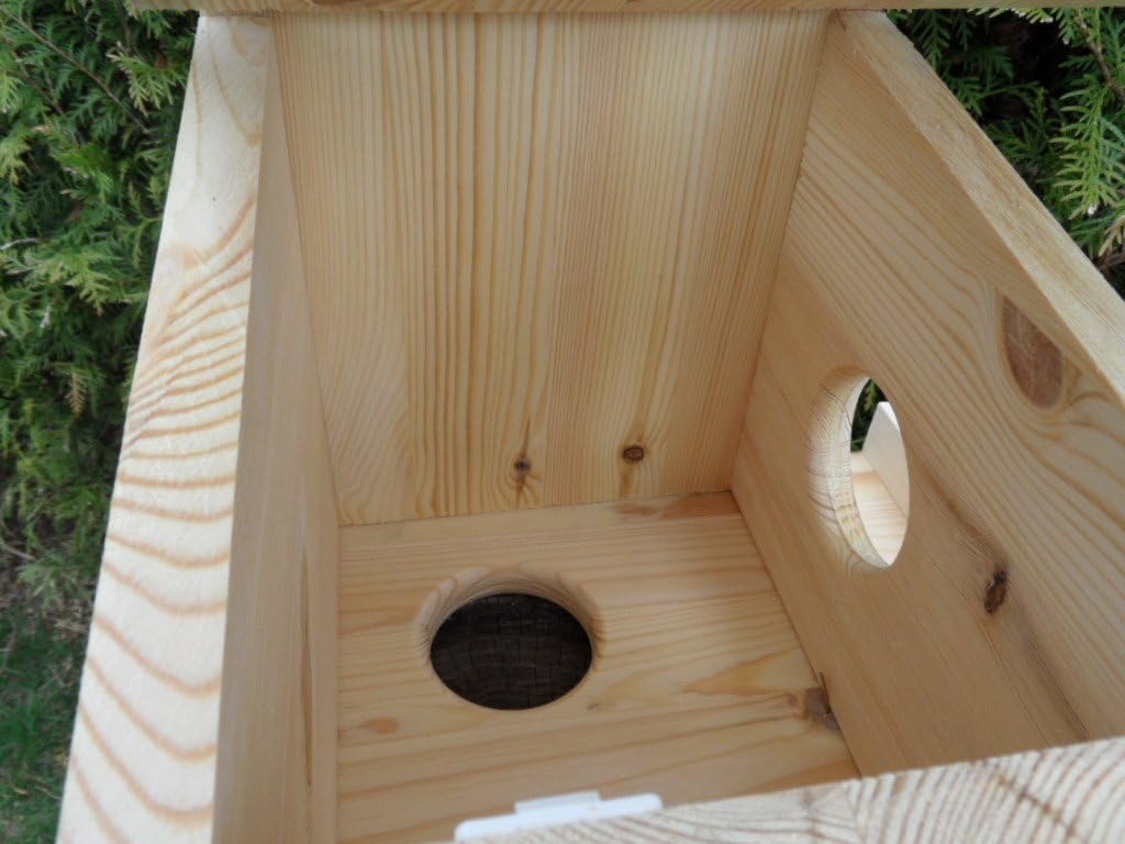 Eichhörnchenfutterhaus Nistkasten Eichhörnchenkobel, von Hand gefertigt im Bayerischen Wald XXXL