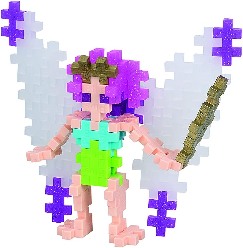 Plus-Plus 7268 Geniales Konstruktionsspielzeug, Figuren-Mix, Bundle aus 4 verschiedenen Kreativ-Baus