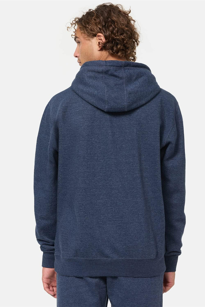 Lonsdale Herren Gledfield Sweatshirt L Marl Navy/Orange, L Marl Navy/Orange