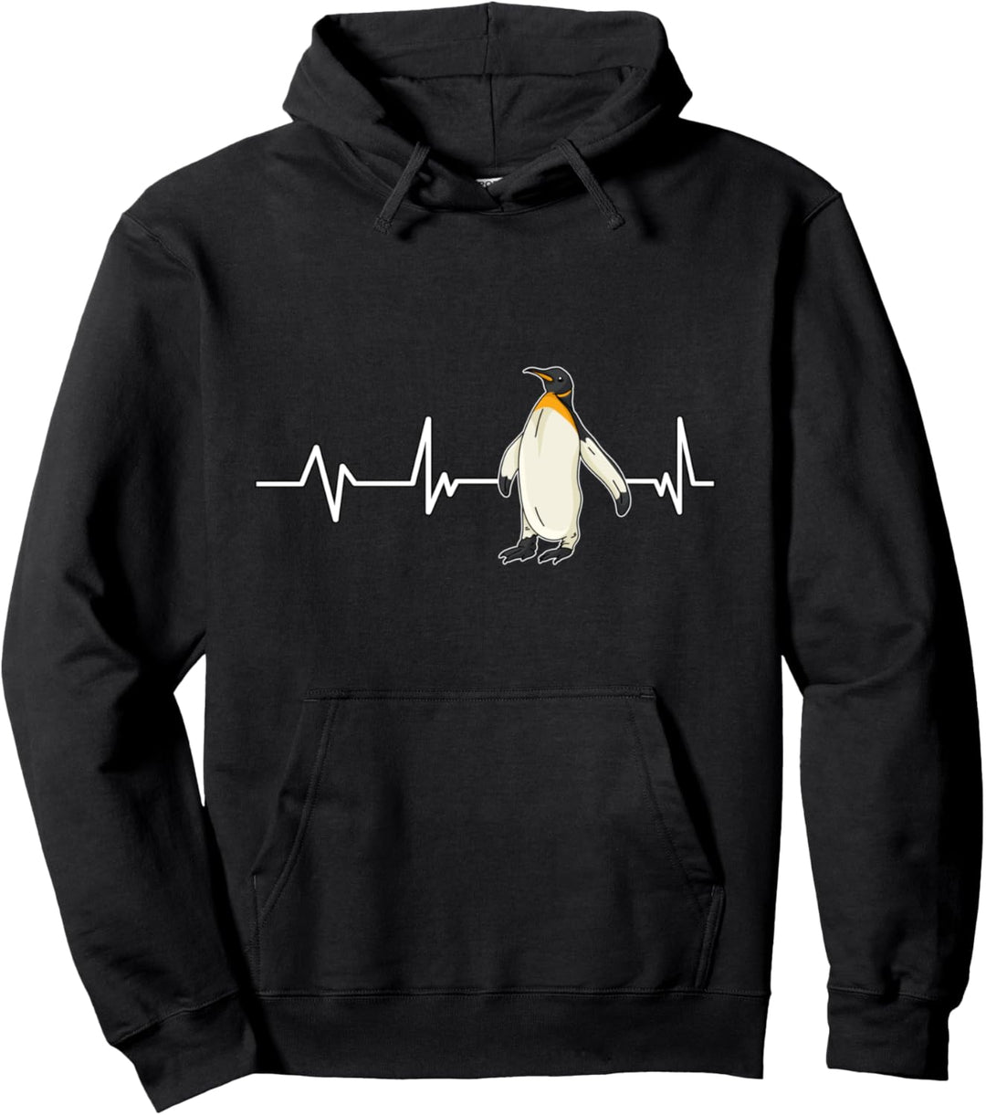 Pinguin Herzschlag Pinguin Geschenk Pinguin Pullover Hoodie