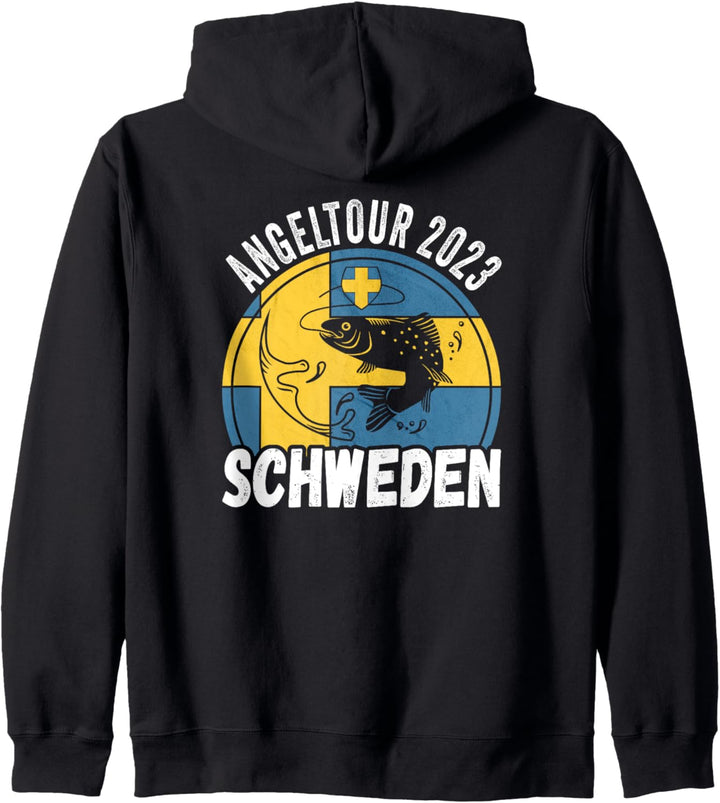 Angeltour Schweden 2023 Kapuzenjacke