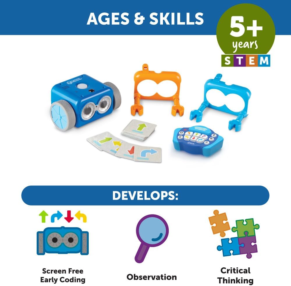 Learning Resources LER2941 Botley 2.0, der programmierbare