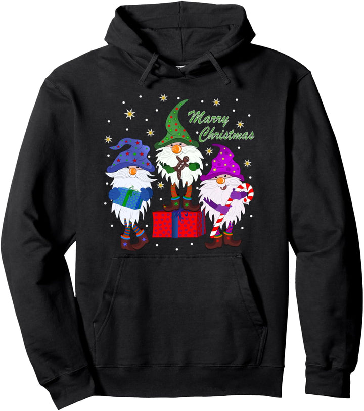 Weihnachtswichtel mit Geschenken Pullover Hoodie