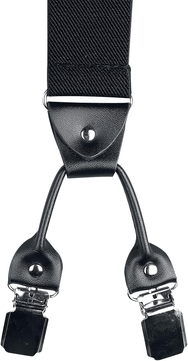 Banned Alternative Rockabilly Braces Unisex Hosenträger schwarz