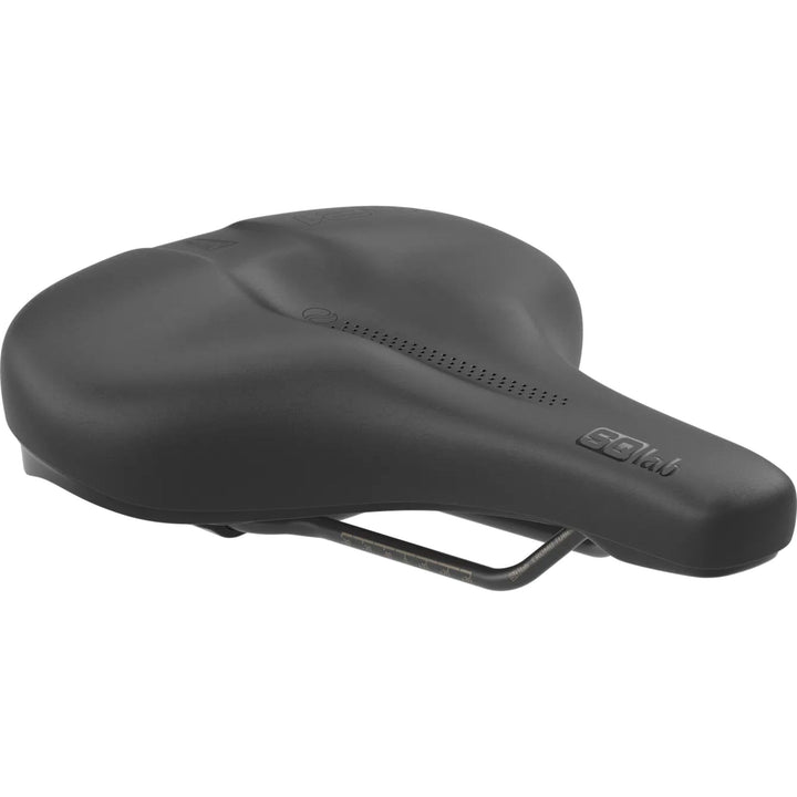 SQlab Unisex – Erwachsene 621 Ergolux Active 2.1 Fahrradsattel 21 cm Schwarz, 21 cm Schwarz