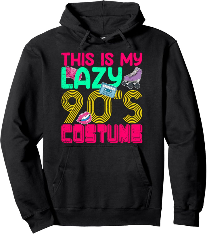 Lustiges Kostümparty Geschenk Vintage Neunziger Pullover Hoodie