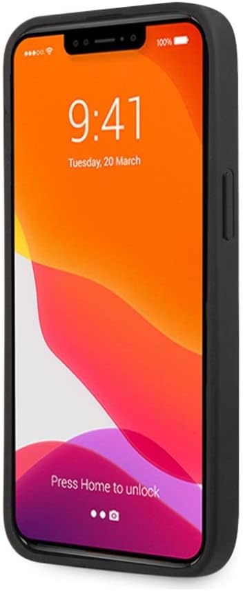 Guess GUHCP13L4GMGGR Hülle für iPhone 13 Pro / 13 6,1" grau 4G Big Metal Logo