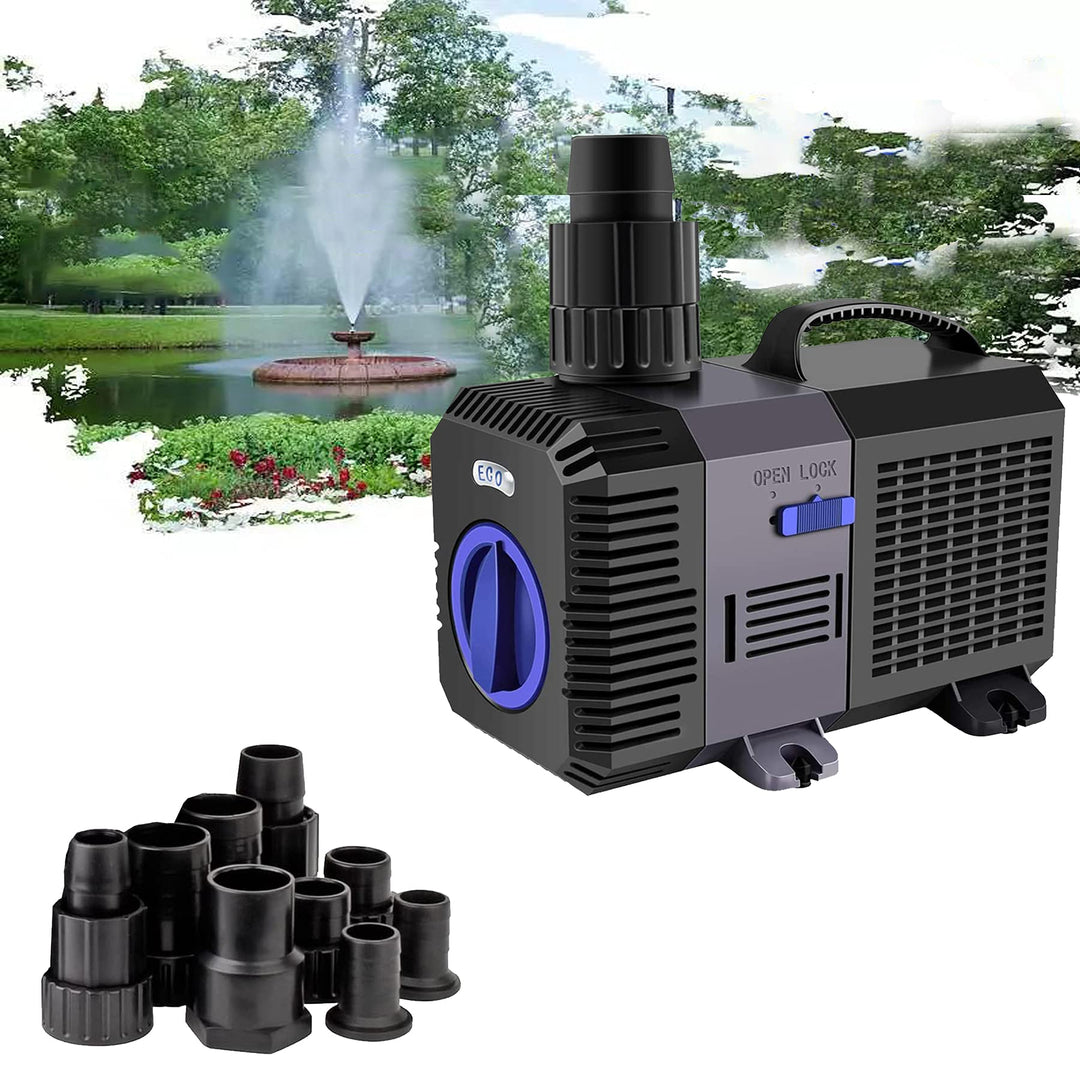 YAOBLUESEA Eco Teichpumpe Wasserpumpe Bachlaufpumpe 3600l/h 20W 3600L / H 20W, 3600L / H 20W