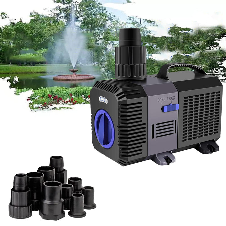 YAOBLUESEA Eco Teichpumpe Wasserpumpe Bachlaufpumpe 3600l/h 20W 3600L / H 20W, 3600L / H 20W