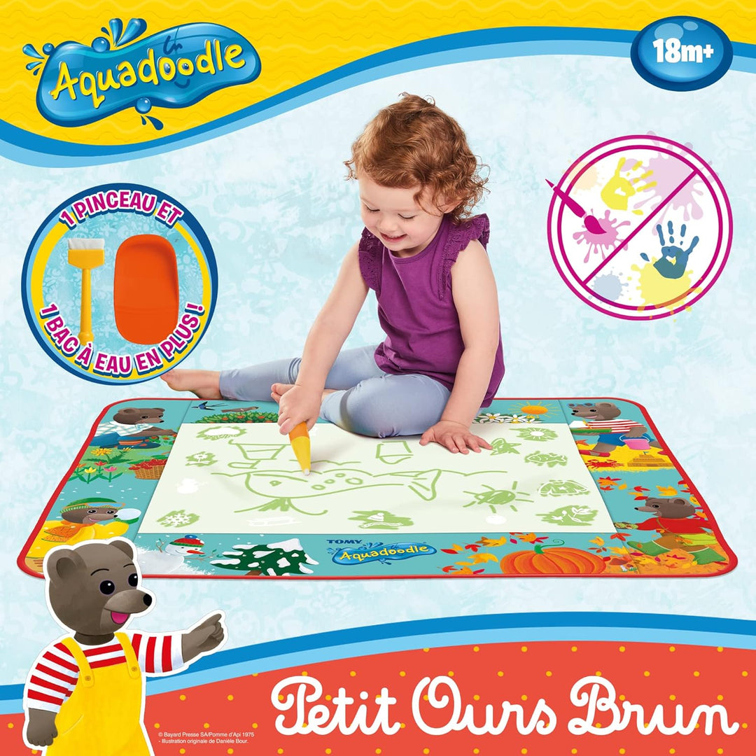 AquaDoodle Petit Our Brun, Wassermalteppich, Riesenmotiv