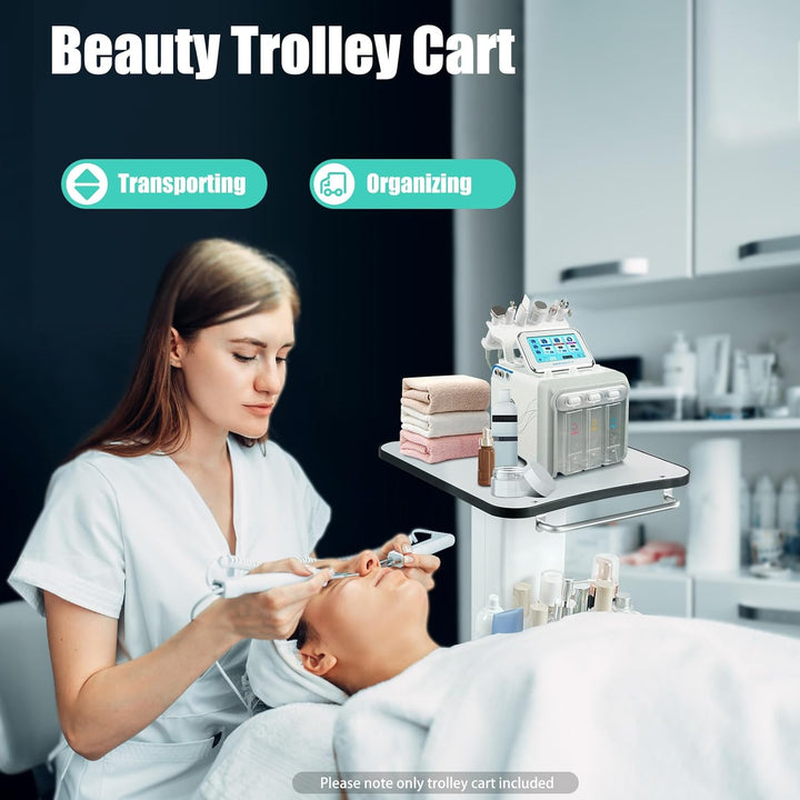 Kosmetikwagen mit Rollen Friseurwagen Rollwagen Salon Trolley Rolling Cart Servierwagen mit Rollen S