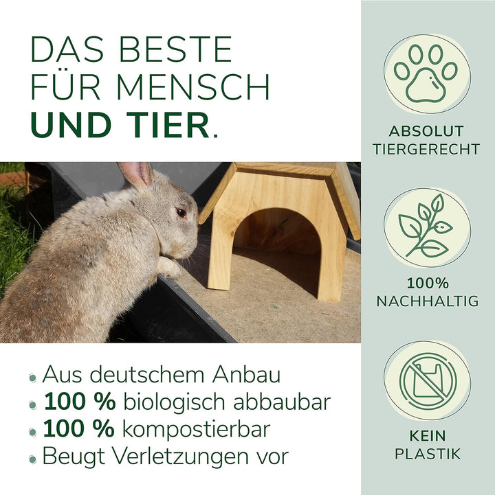 Natursache 10 Nagermatten aus 100% Hanf, 100 x 50cm – saugstark, staubfrei & schützend I Hochwertige
