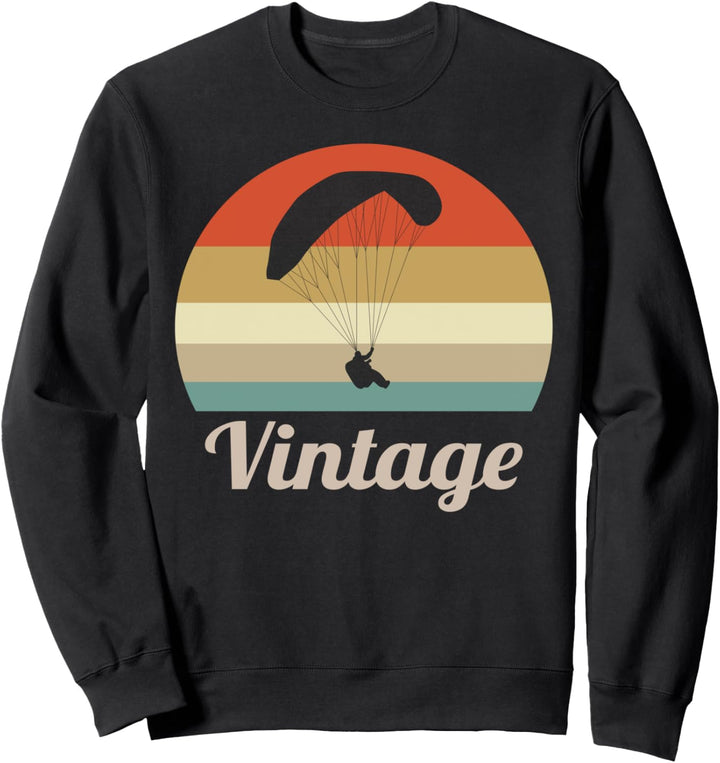 Paraglider Paragliding Gleitschirmflieger Luftsport Vintage Sweatshirt