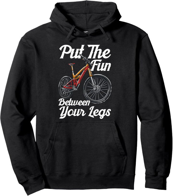 Setzen Sie den Spass zwischen Ihre Beine! Fahrrad Pullover Hoodie