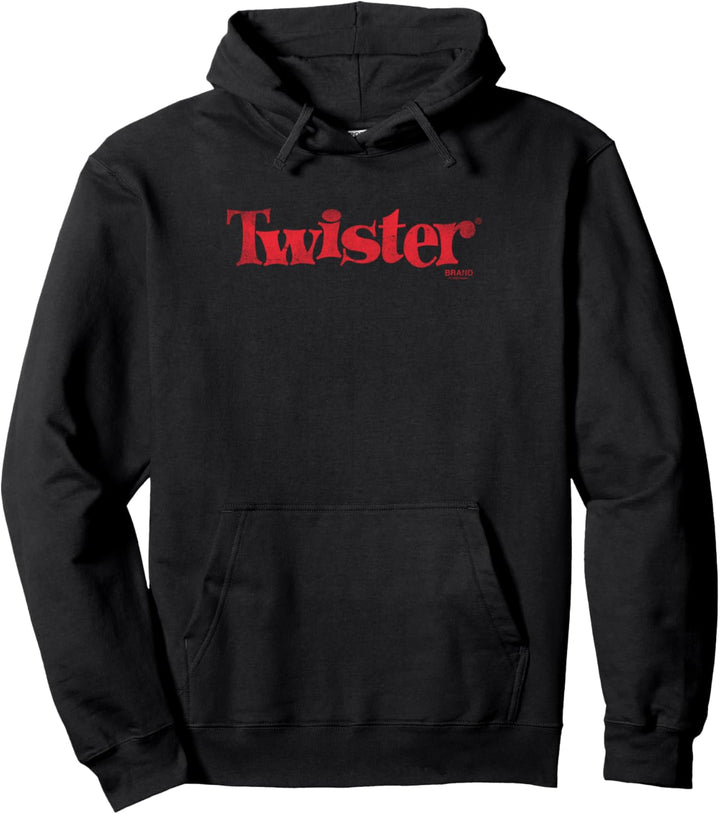 Twister Red Distressed Classic Logo Pullover Hoodie
