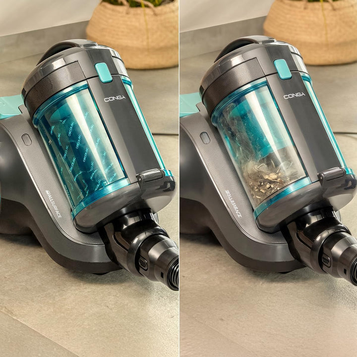 Cecotec Schlittenstaubsauger mit oder ohne Beutel Conga Rockstar Cyclonic Powerbag. 900W, Starke Sau