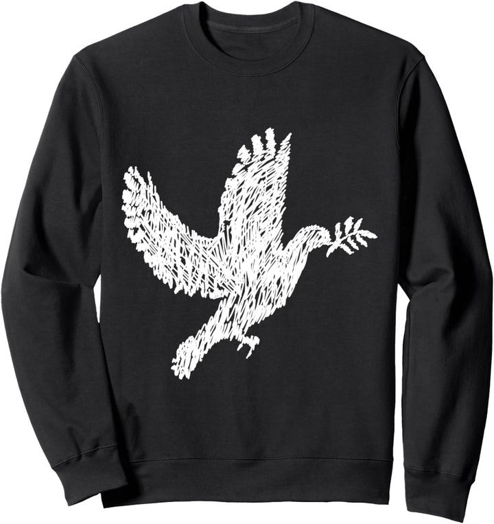 Friedenstaube Gekritzel Taube für Frieden Sweatshirt