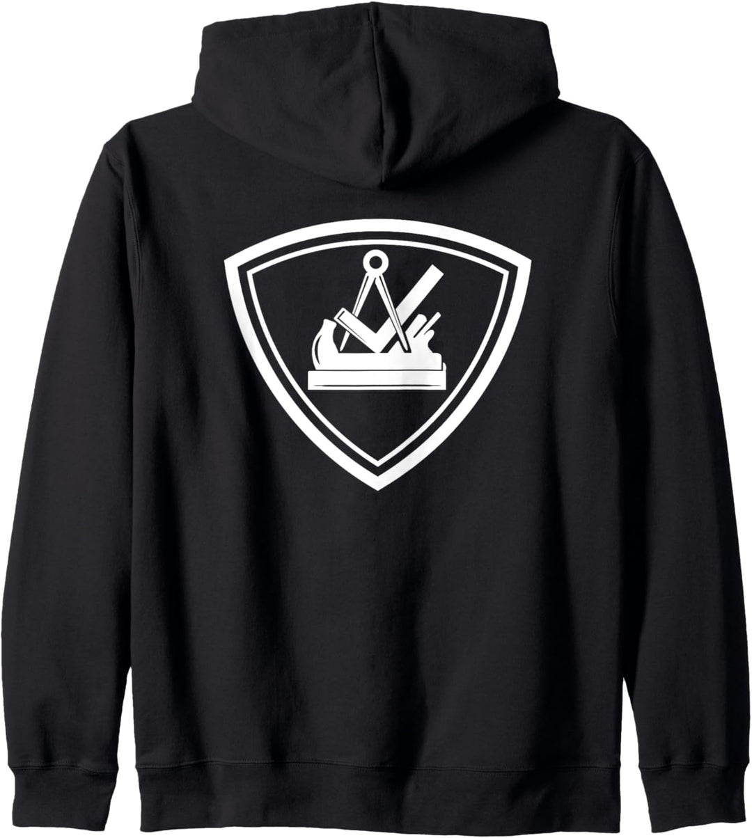 Tischler & Schreiner Emblem mit traditionellem Zunftzeichen Kapuzenjacke