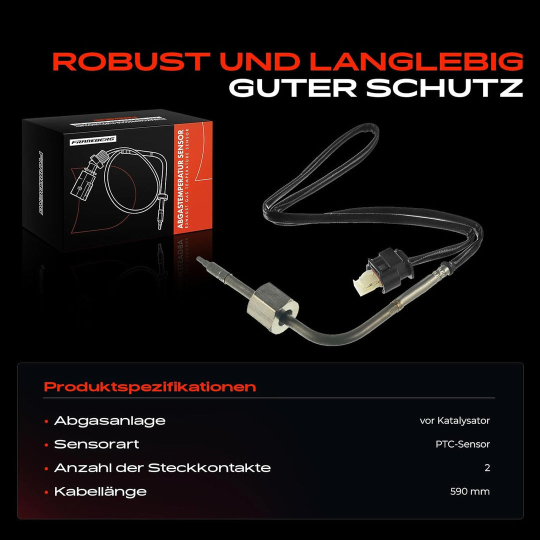 Abgastemperatur Sensor 2 Pins für W203 W205 S203 S205 C205 C218 X218 W212 S212 A207 C207 CL203 2.1L