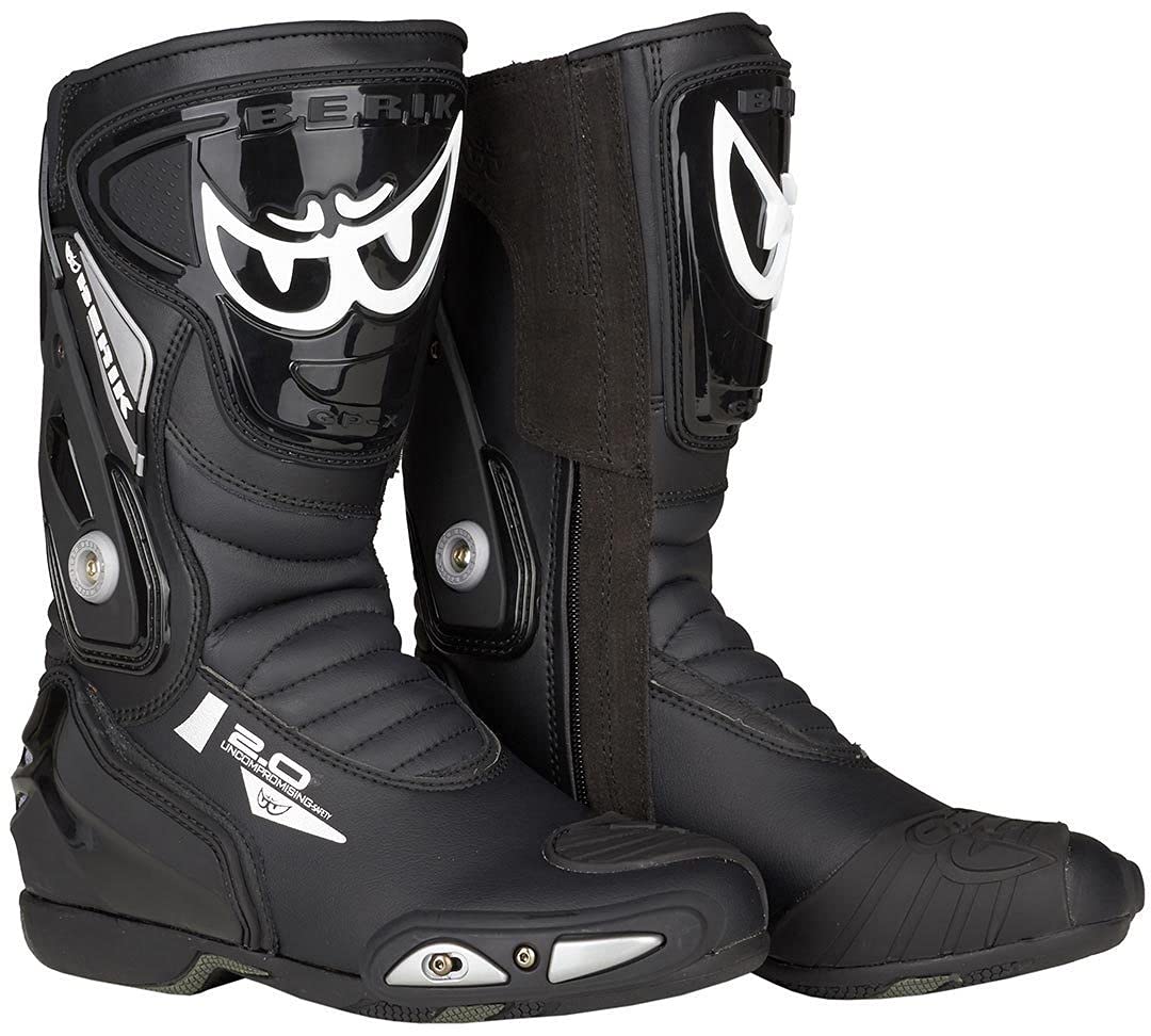 Berik Shaft 2.0 Motorradstiefel, schwarz, 40 40 EU Schwarz, 40 EU Schwarz