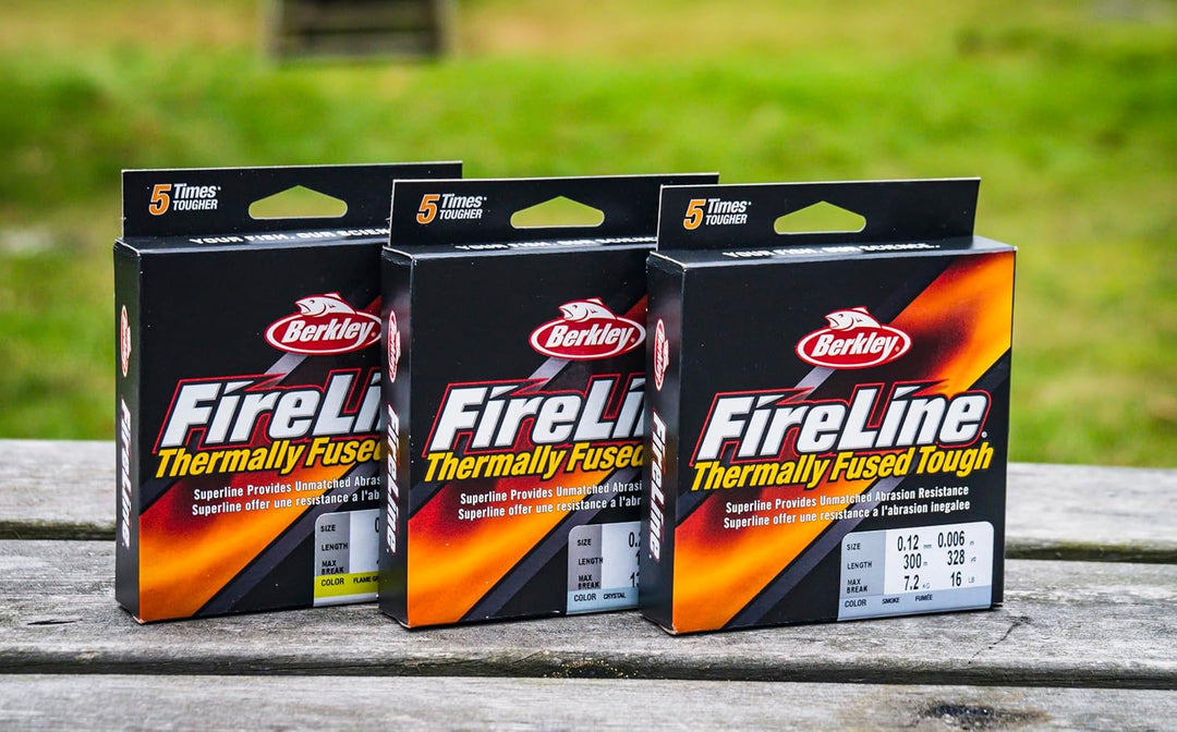 BERKLEY FireLine Fused Original 150m, 300m & 1800m - Angelschnur 300 m Smoke 0.15 mm, 300 m Smoke 0.