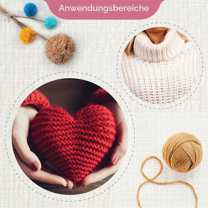 KNITPRO – KnitPro Believe Set mit austauschbaren Nadeln (3–6,00 mm) – 1 Set, K36302, 21x13x4cm Blau