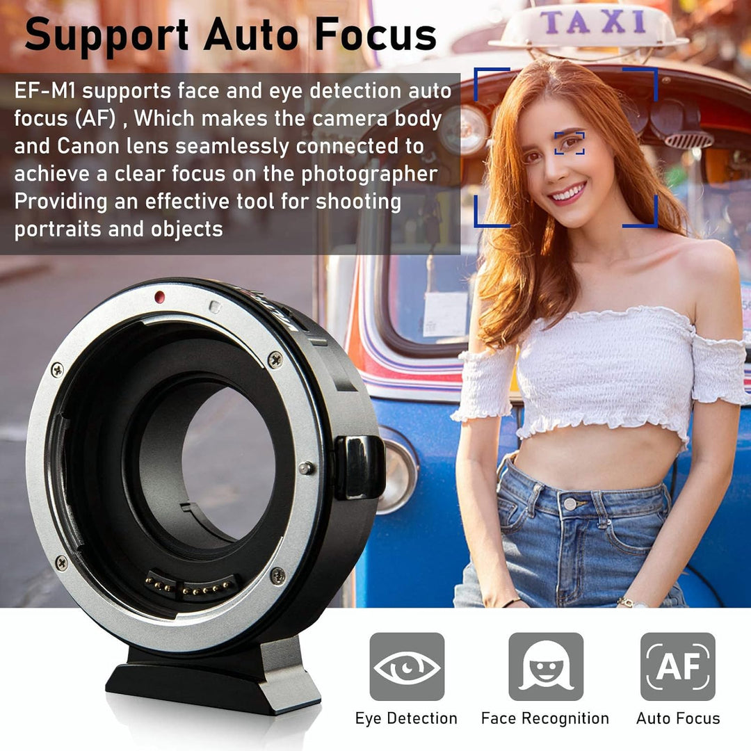 VILTROX EF-M1 Objektivhalterung Adapter Autofokus Objektiv Konverter für EF/EF-S Mount Objektiv zu P