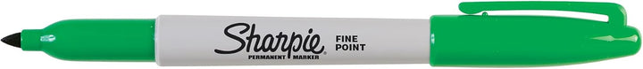 Sharpie Permanent Marker, feine Spitze, sortiert lustige Farben, 24-er Set 24er-Pack Schwarz, 24er-P