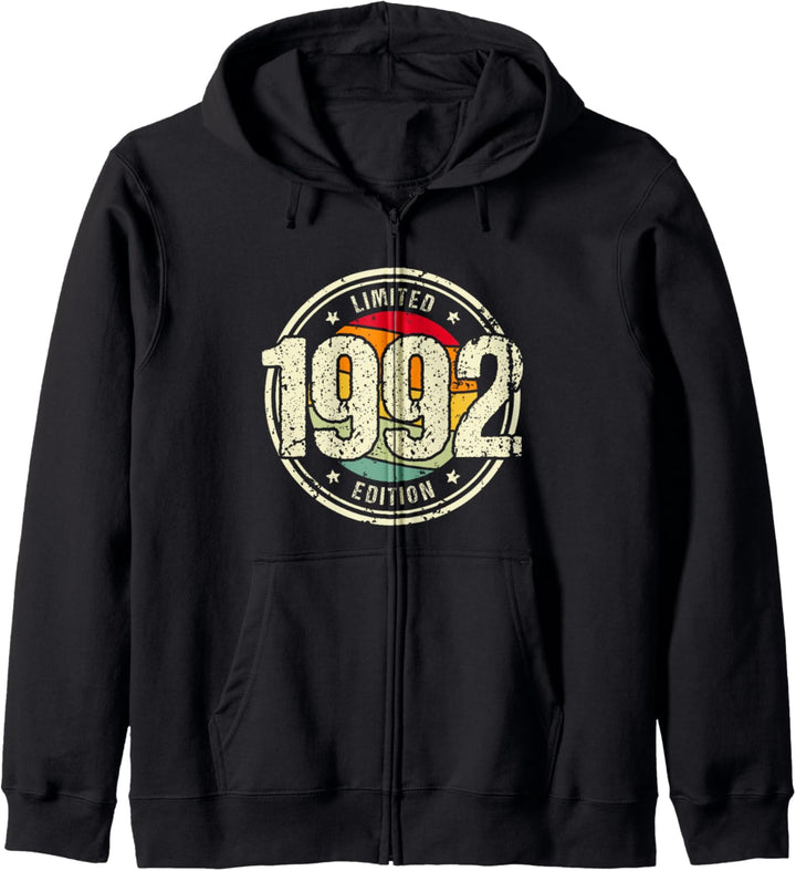 Retro 32 Jahre Jahrgang 1992 Limited Edition 32. Geburtstag Kapuzenjacke