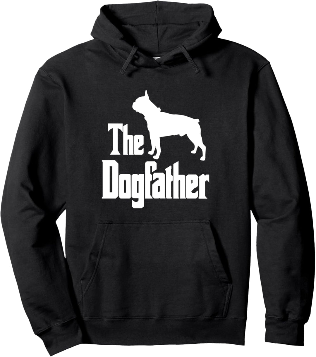 The Dogfather, Hund, Geschenk, lustiges Boston Terrier Pullover Hoodie