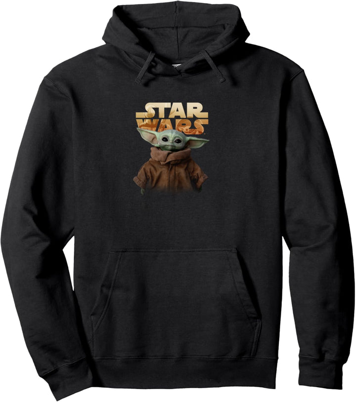 Star Wars Baby Yoda Logo Pullover Hoodie