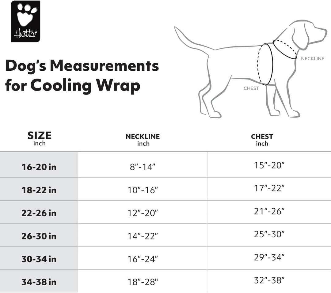 Hurtta Cooling Wrap Kühlweste für Hunde, Kühlweste Sommer Hundejacke, Rosa, 55-65cm Carnation Pink 5