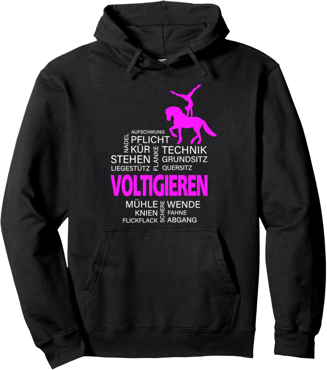 Voltigieren - Volti Begriffe aus dem Voltigier-Sport Pullover Hoodie