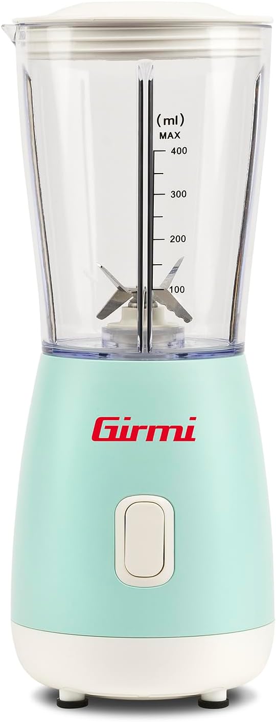 Girmi FR06 Mixer, 170 W, Kapazität 400 cc, 4 Edelstahlklingen, PULSE-Funktion, Messbecher, Sicherhei