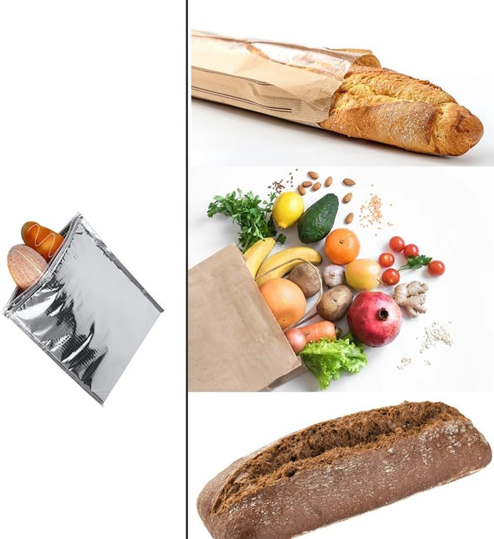 5Er Set Isolierte Sandwich Beutel Tasche Kühltasche Wasserdichte Aluminiumfolie Picknick Taschen Für