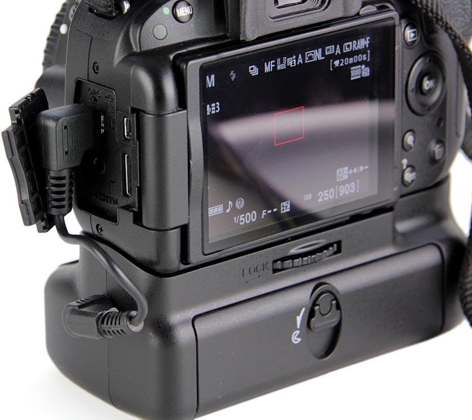 ayex Batteriegriff Passend für Nikon D5100 &amp; D5200 mit Hochformatauslöser + IR-Auslöser Betrieb mit