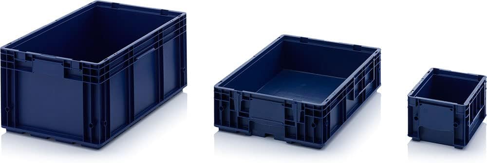 Auer Packaging 4x R-KLT Behälter 60 x 40 x 28 * Kleinladungsträger blau 60x40x28 Eurobehälter Indust