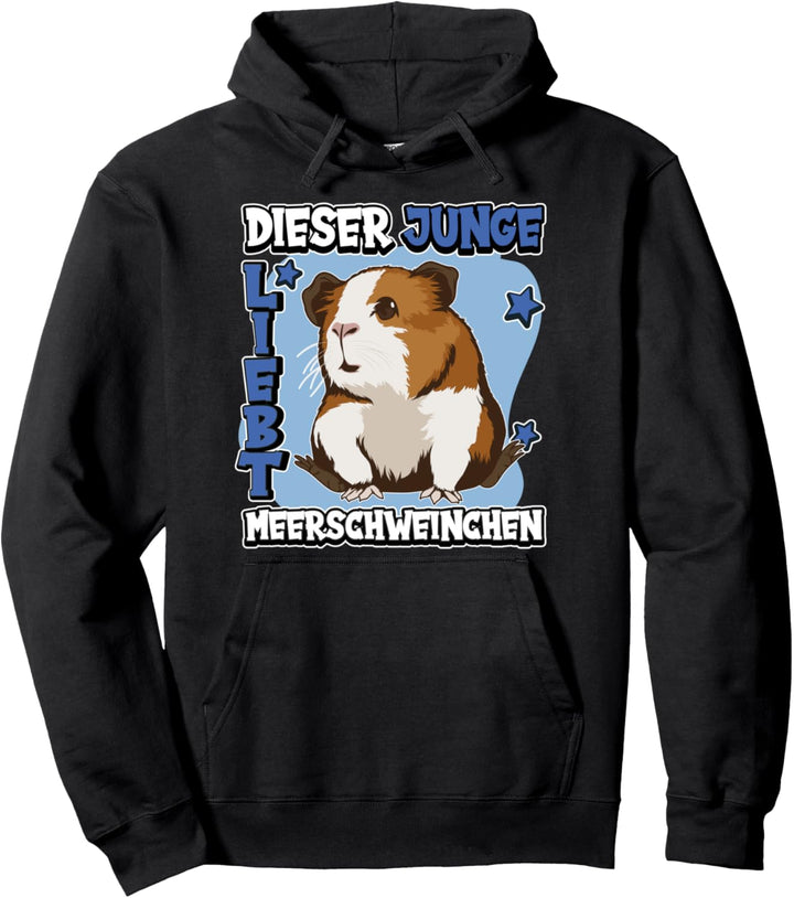 Kinder Dieser Junge liebt Meerschweinchen Pullover Hoodie