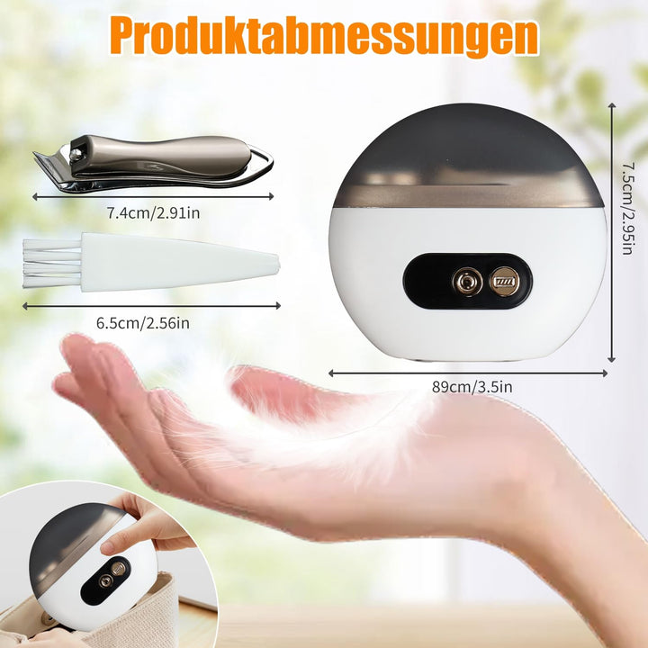 Elektrischer Nagelknipser, 2025 Verbessertes Nail Trimmer Beinhaltet 2 in 1 Electric Nail Clippers &amp;