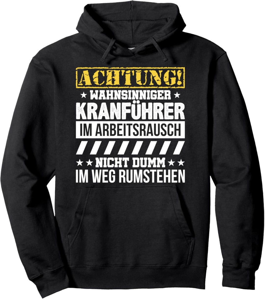 Teleskopkran Beruf Kranfahrer Kranführer Geschenk Pullover Hoodie