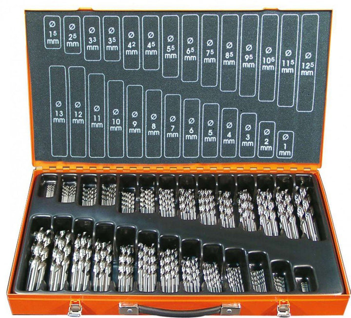 Projahn Bohrer-Magazin HSS-G 220-teilig Durchmesser 1-13 mm um 0,5 steigenddazu Durchmesser 3,3-4,2