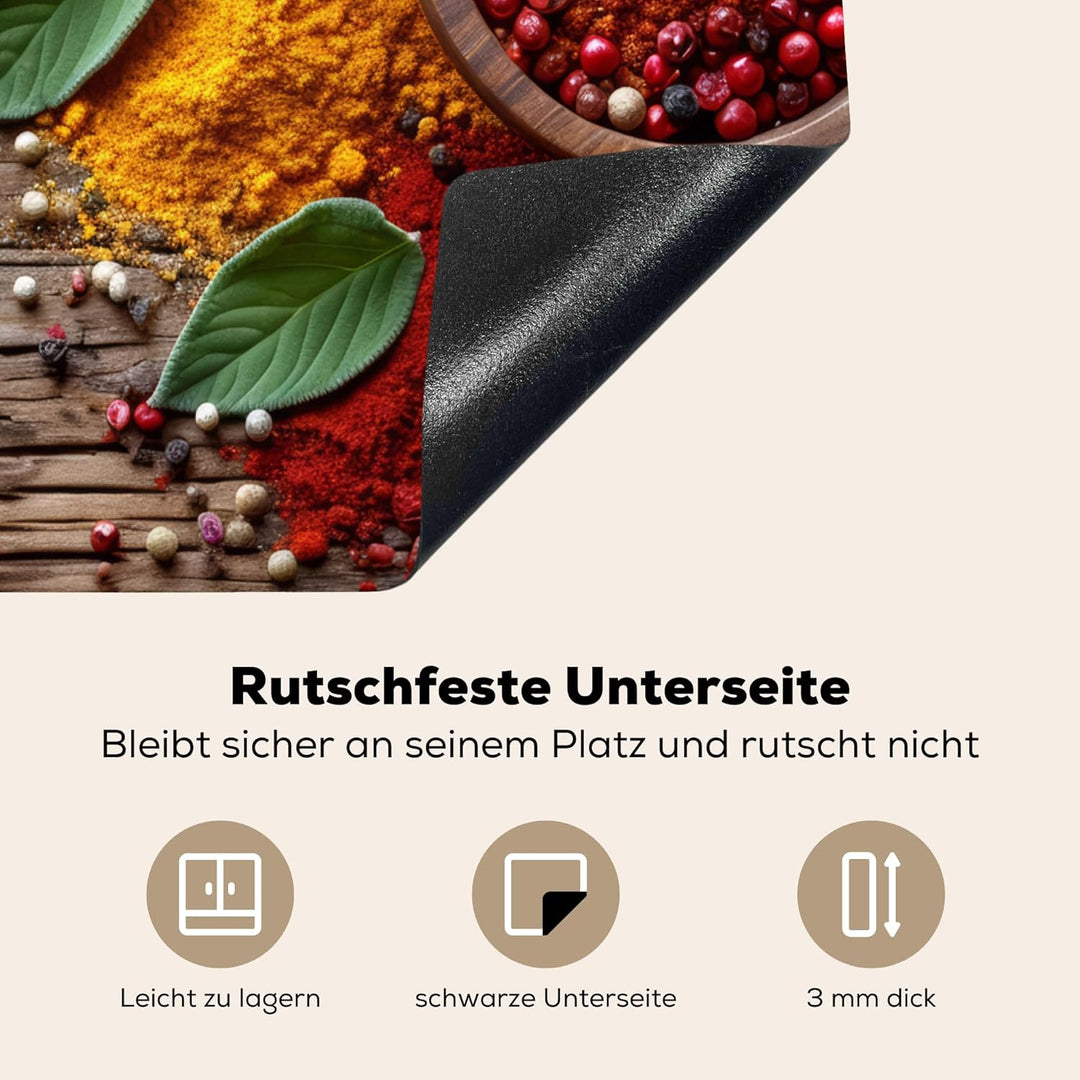 KitchenYeah© Herdabdeckplatte Einteilig Küche Ceranfeld Abdeckplatte Cerankochfeld Abdeckung Indukti