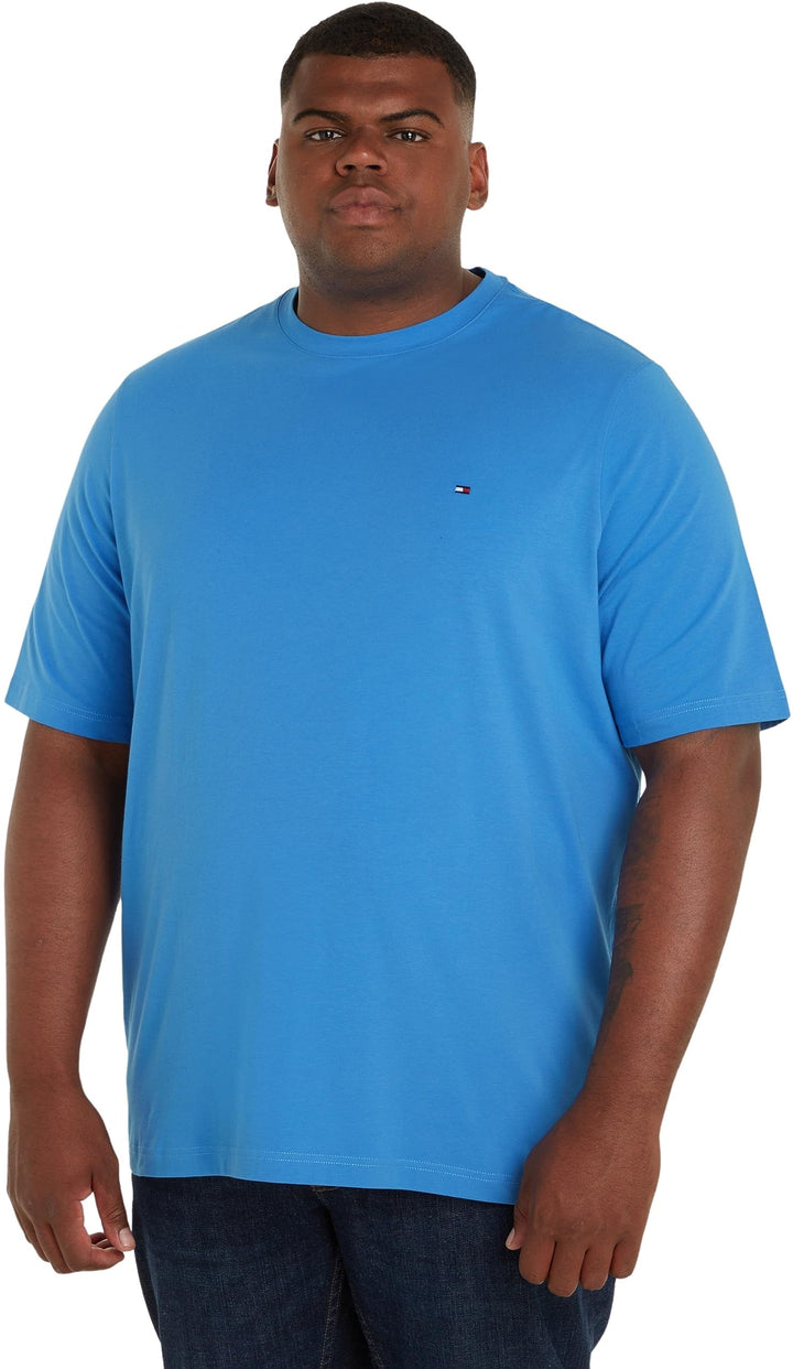 Tommy Hilfiger Herren Kurzarm T-Shirts XXL Blau (Iconic Blue), XXL Blau (Iconic Blue)