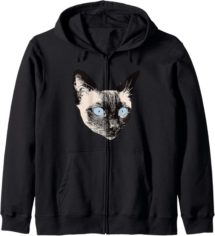 Siamkatze Kapuzenjacke